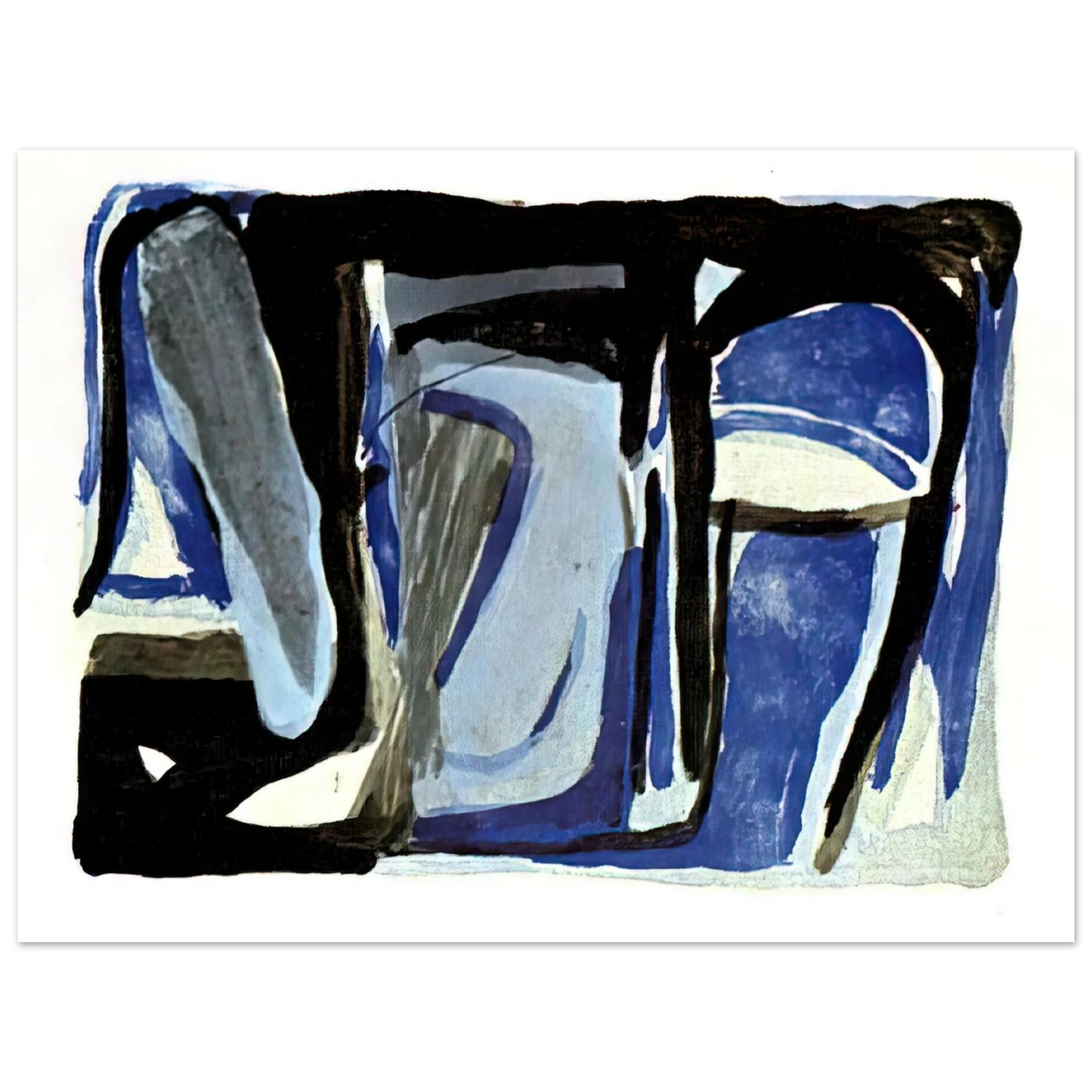 Bram van Velde - Souvenir Duthuit - 1975 75x100 cm / 30x40inches Fine Art Poster
