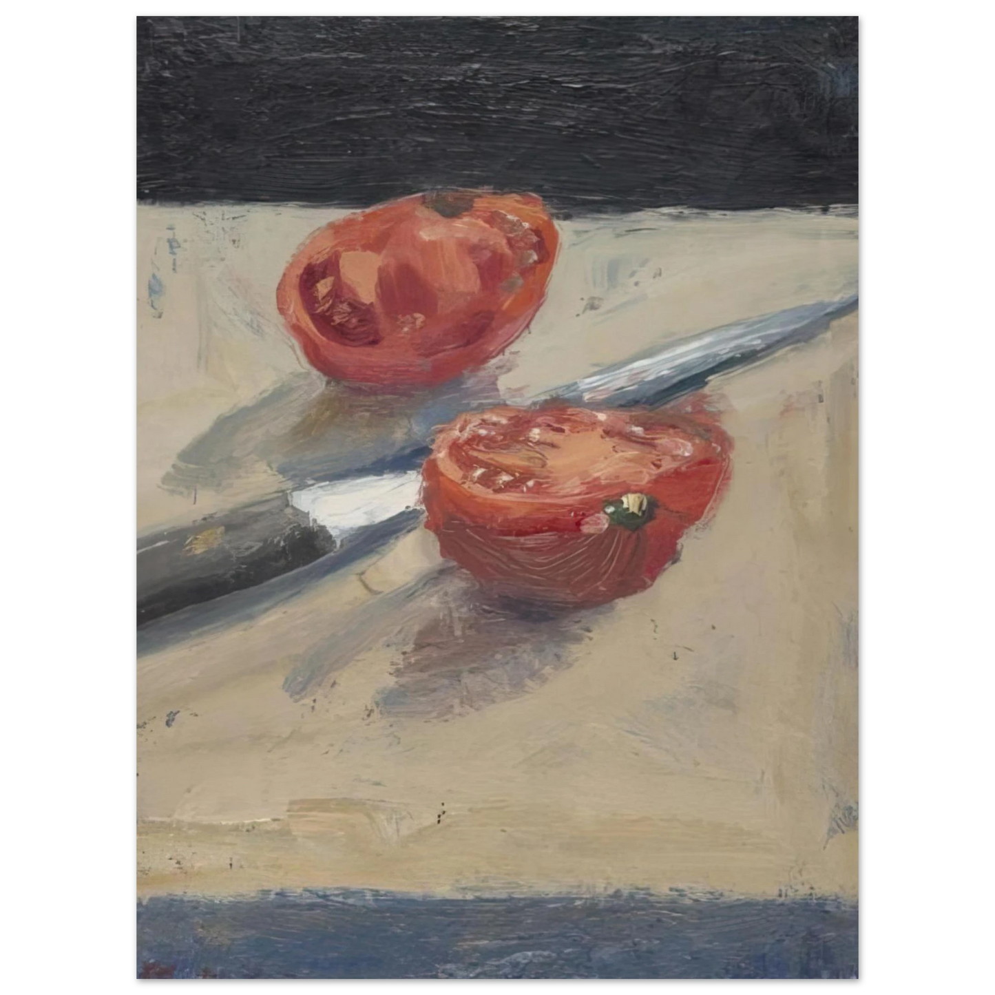 Richard Diebenkorn - Knife Tomato I 75x100 cm / 30x40inches Fine Art Poster