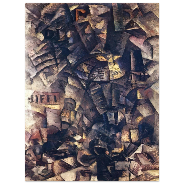 Carlo Carra - GALLERIA IN MILAN 75x100 cm / 30x40inches Fine Art Poster