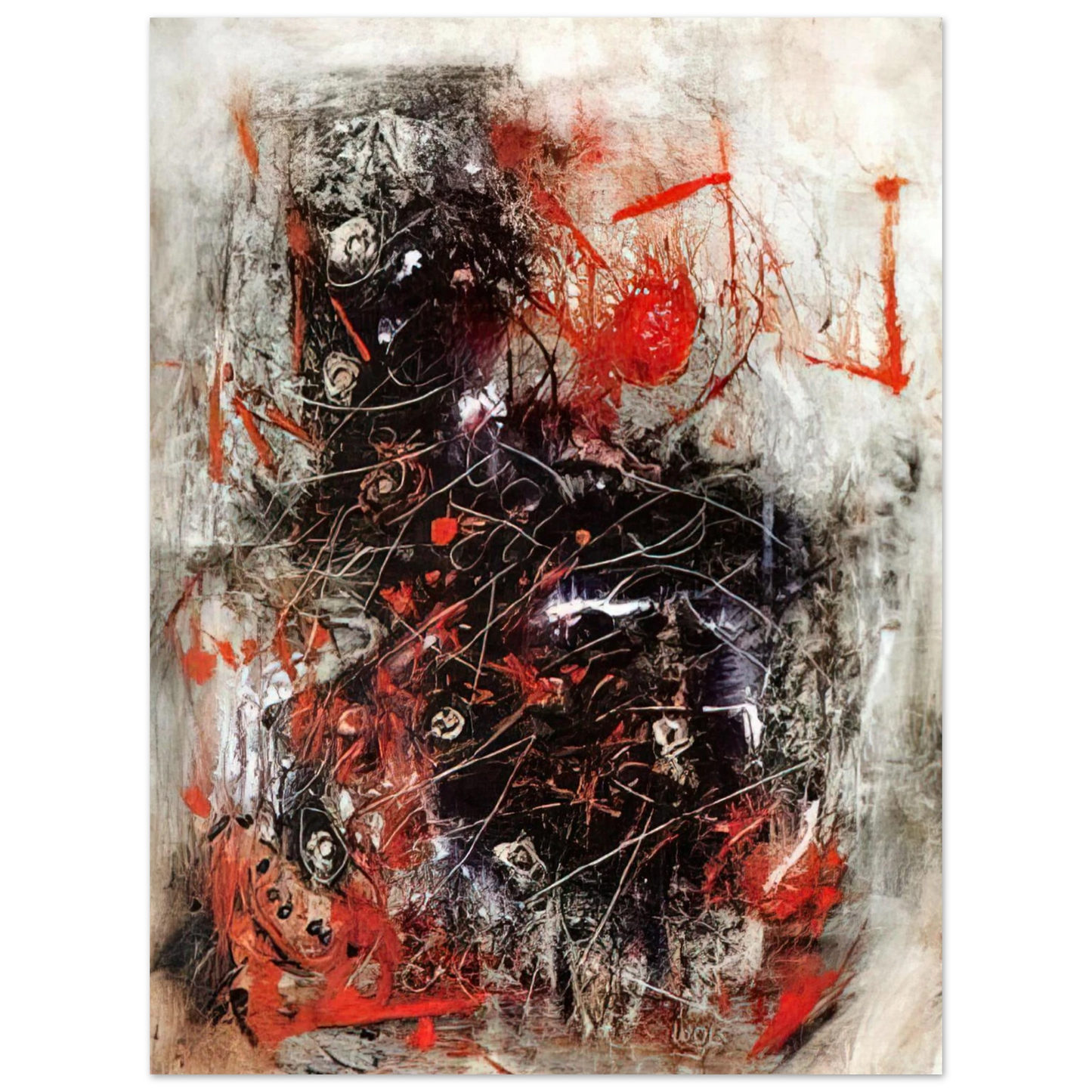 Wols - Oui, Oui, Oui - Tachisme 75x100 cm / 30x40inches Fine Art Poster