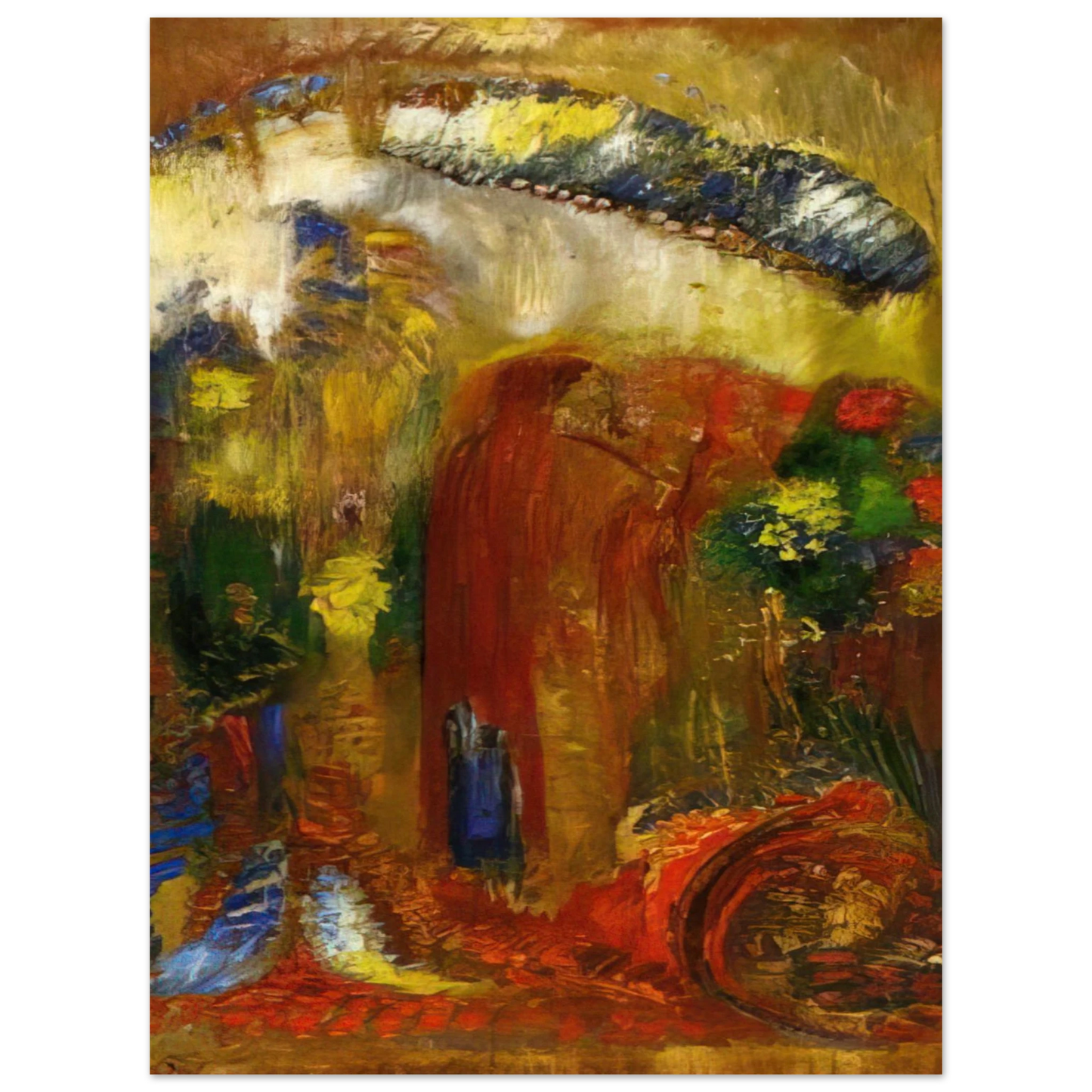 Odilon Redon - THE SERMON 75x100 cm / 30x40inches Fine Art Poster