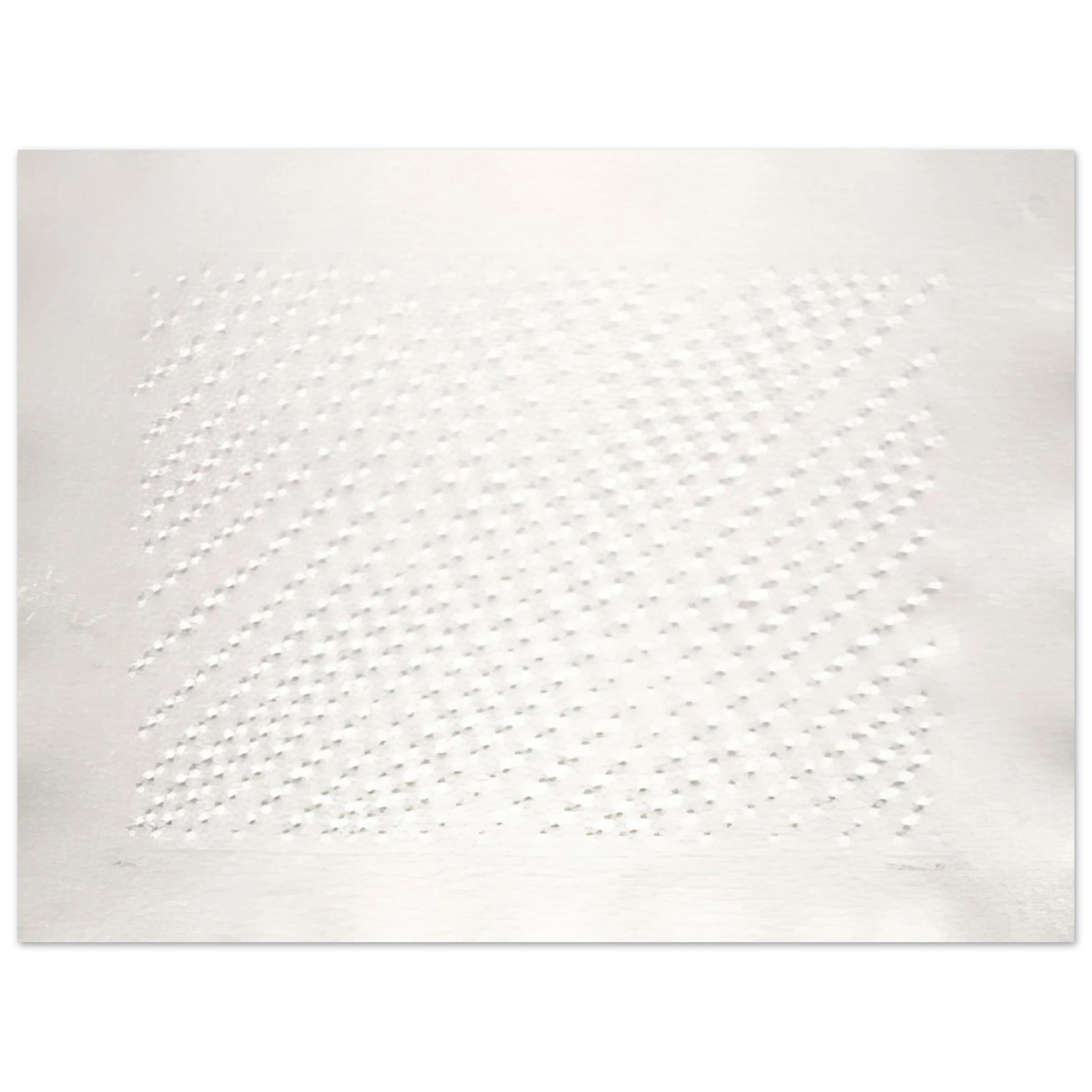 Enrico Castellani - Untitled Hommage á Santomaso - Spatialism 75x100 cm / 30x40inches Fine Art Poster