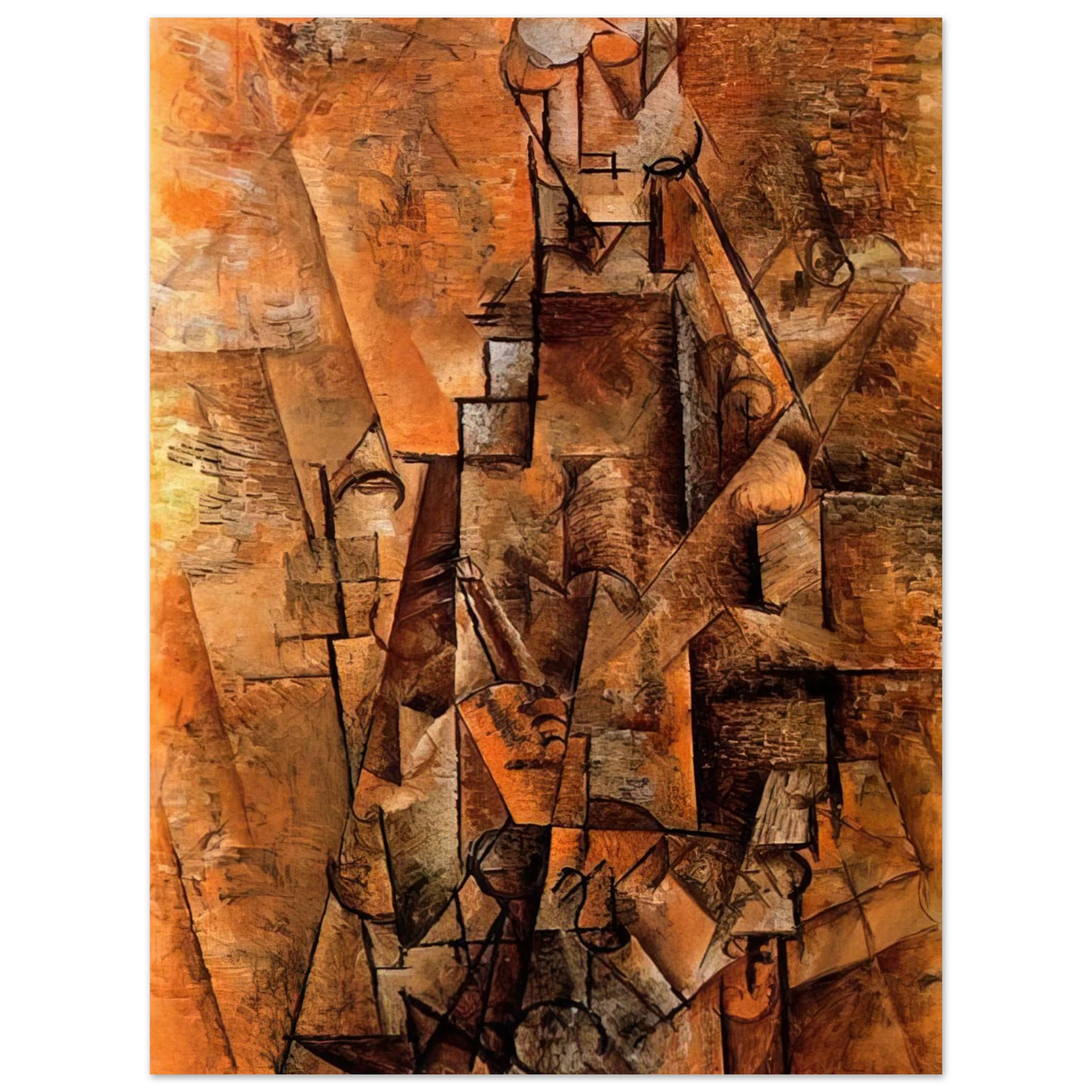 Pablo Picasso - Clarinetist - 1911 75x100 cm / 30x40inches Fine Art Poster