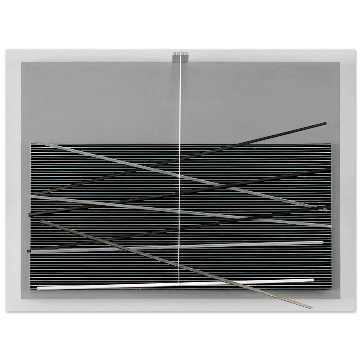 Jesus Rafael Soto - VIBRATIONS M TALLIQUES 1969 75x100 cm / 30x40inches Fine Art Poster