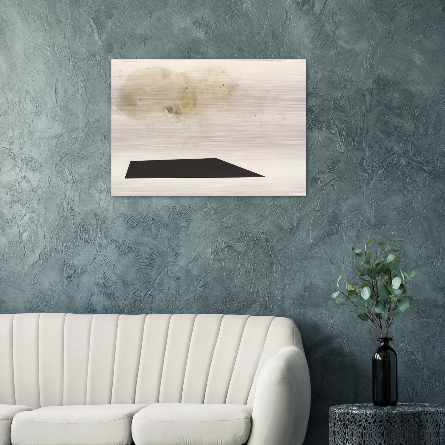 Dramatic Fire - 1989 - John Cage Brushed Aluminum Print - 70x100 cm / 28x40 inches | John Cage Aluminum Print | John Cage Prints