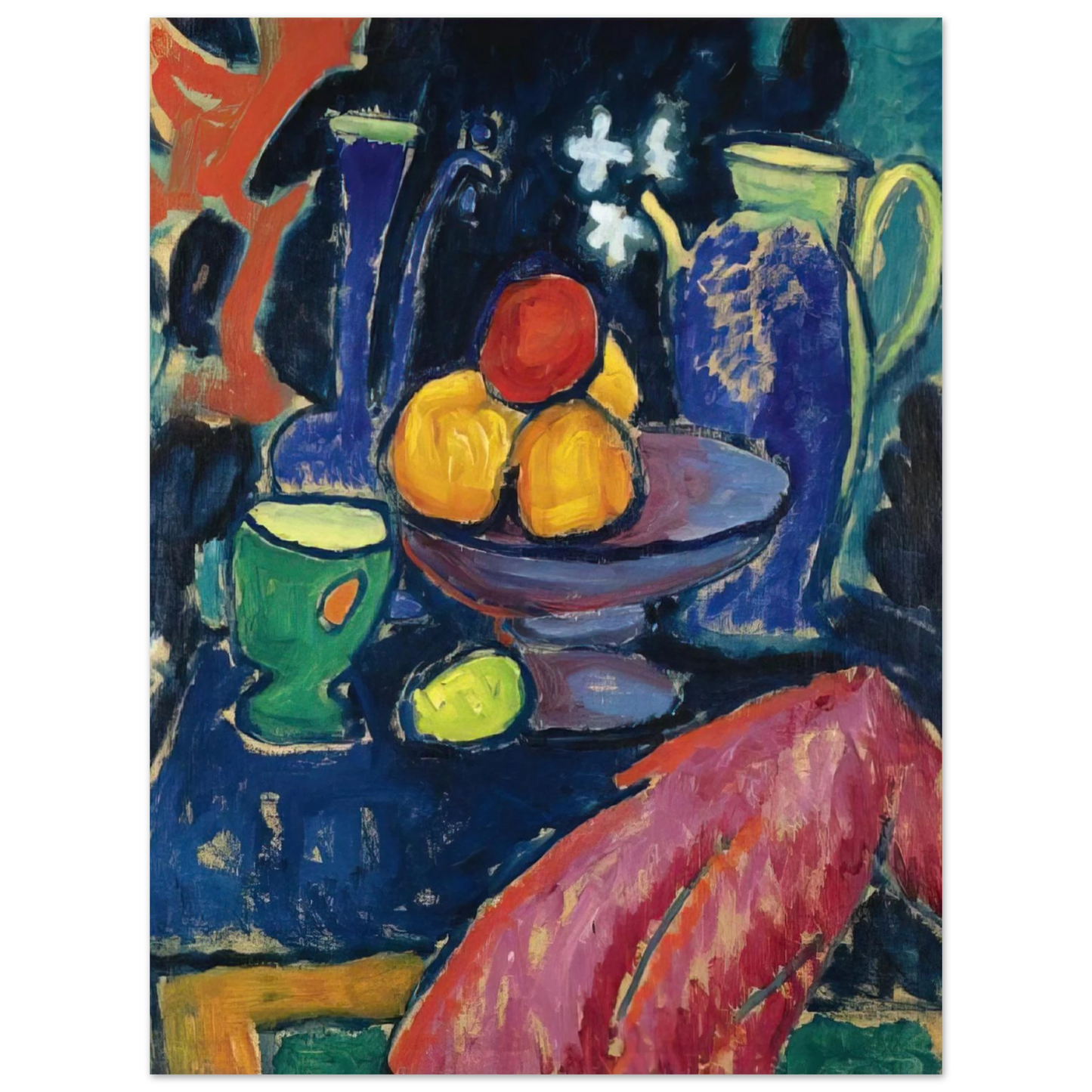 Alexej von Jawlensky - STILL LIFE WITH JUG 1913 75x100 cm / 30x40inches Fine Art Poster