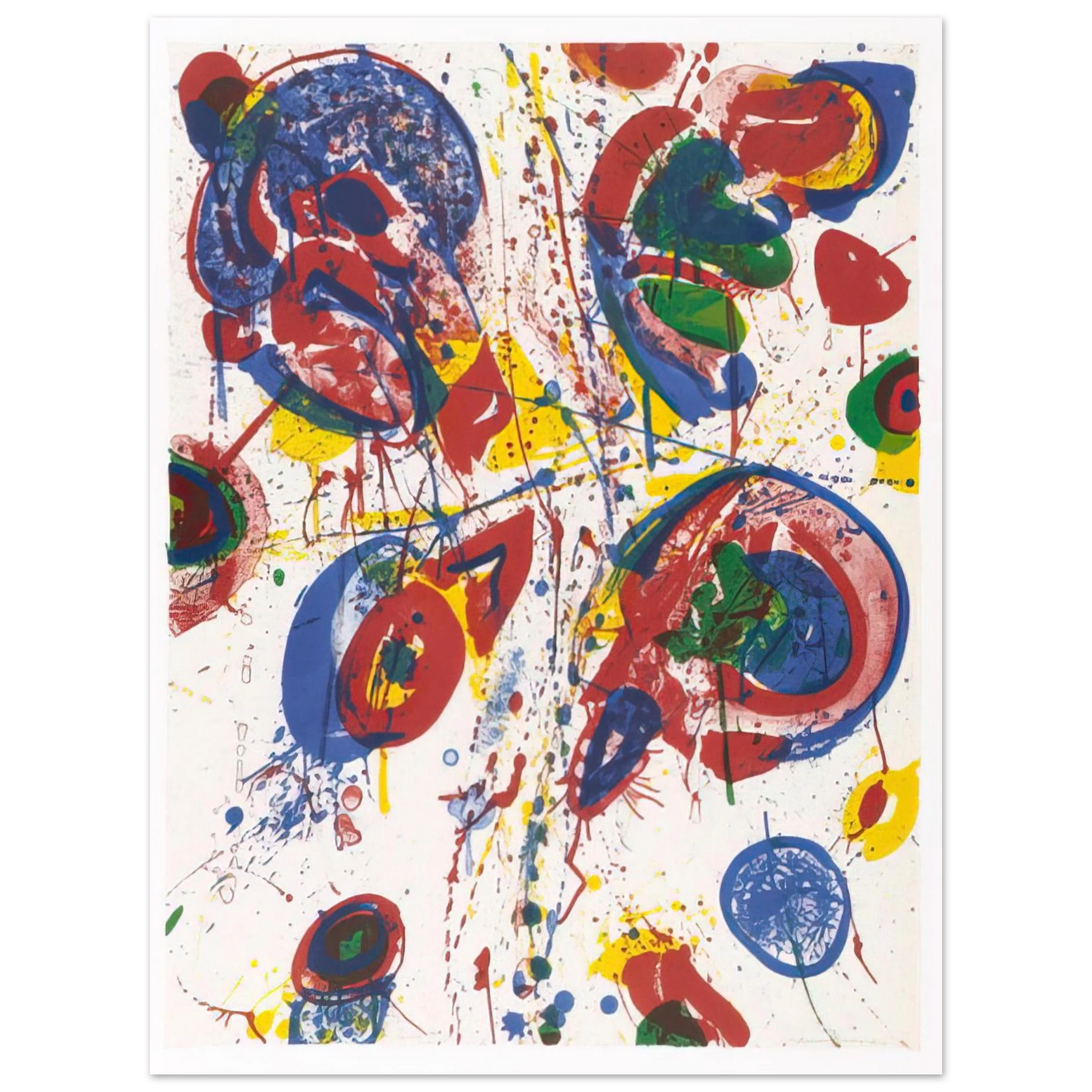 Sam Francis - Bright Nothing 75x100 cm / 30x40inches Fine Art Poster