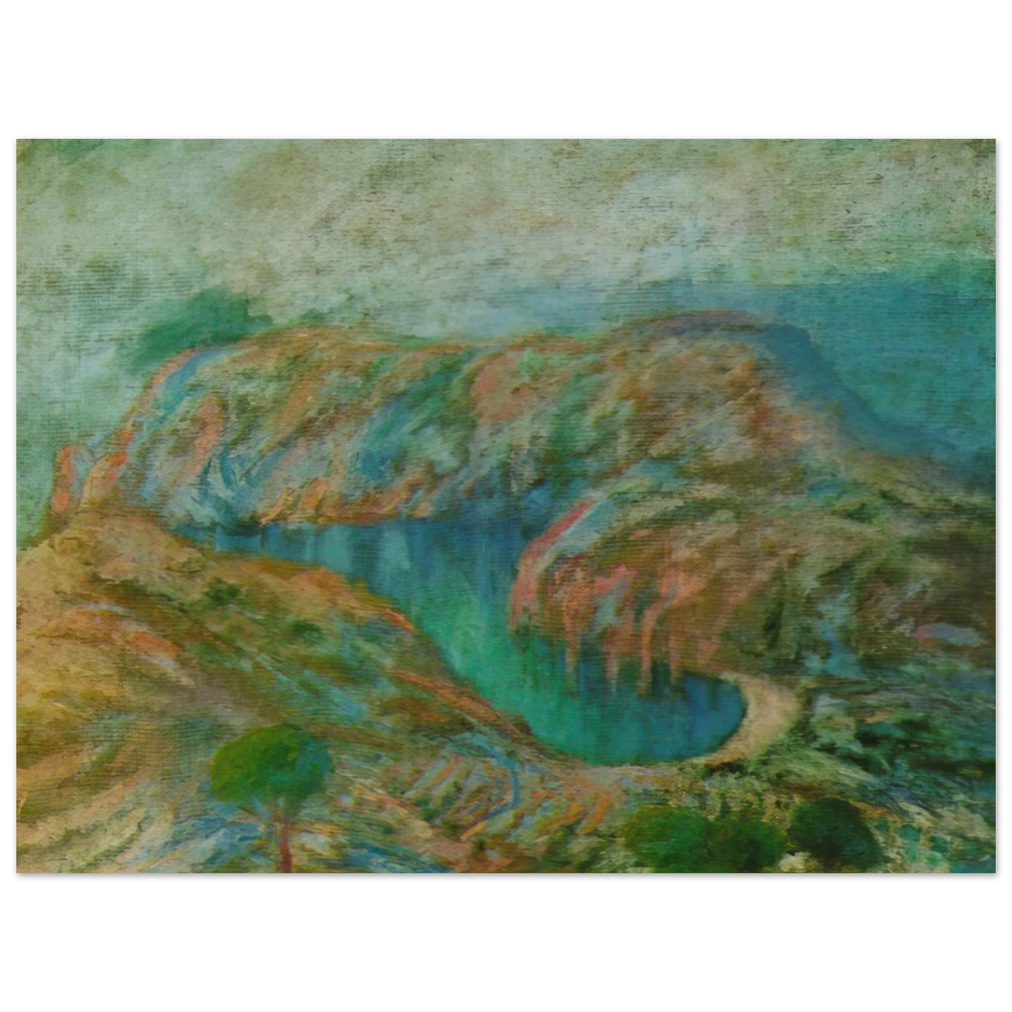 Salvador Dali - CALANQUE JONCULS CADAQUES 75x100 cm / 30x40inches Fine Art Poster