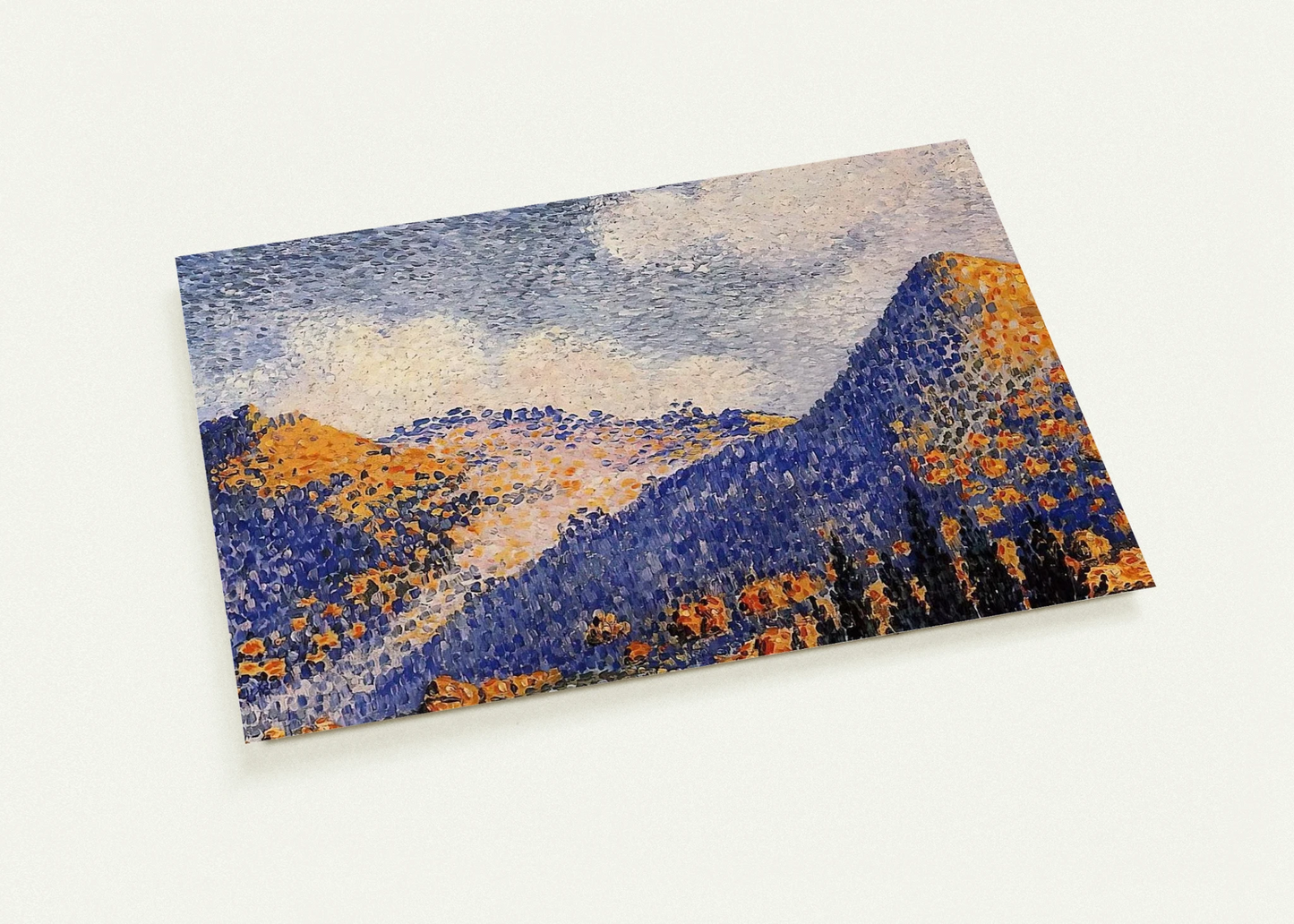 Landscape, the Little Maresque Mountains By Henri-Edmond Cross Pack of 10 Post Cards | Henri-Edmond Cross Post Cards | A6 (10.5 x 14.8 cm) - 4.1 x 5.8 inches