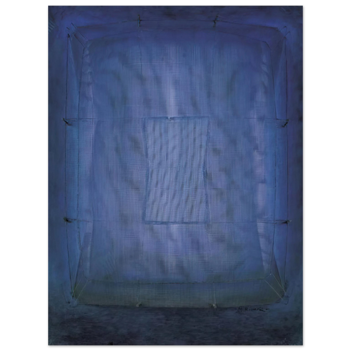 Manuel Rivera - Azul - Art Informel 75x100 cm / 30x40inches Fine Art Poster
