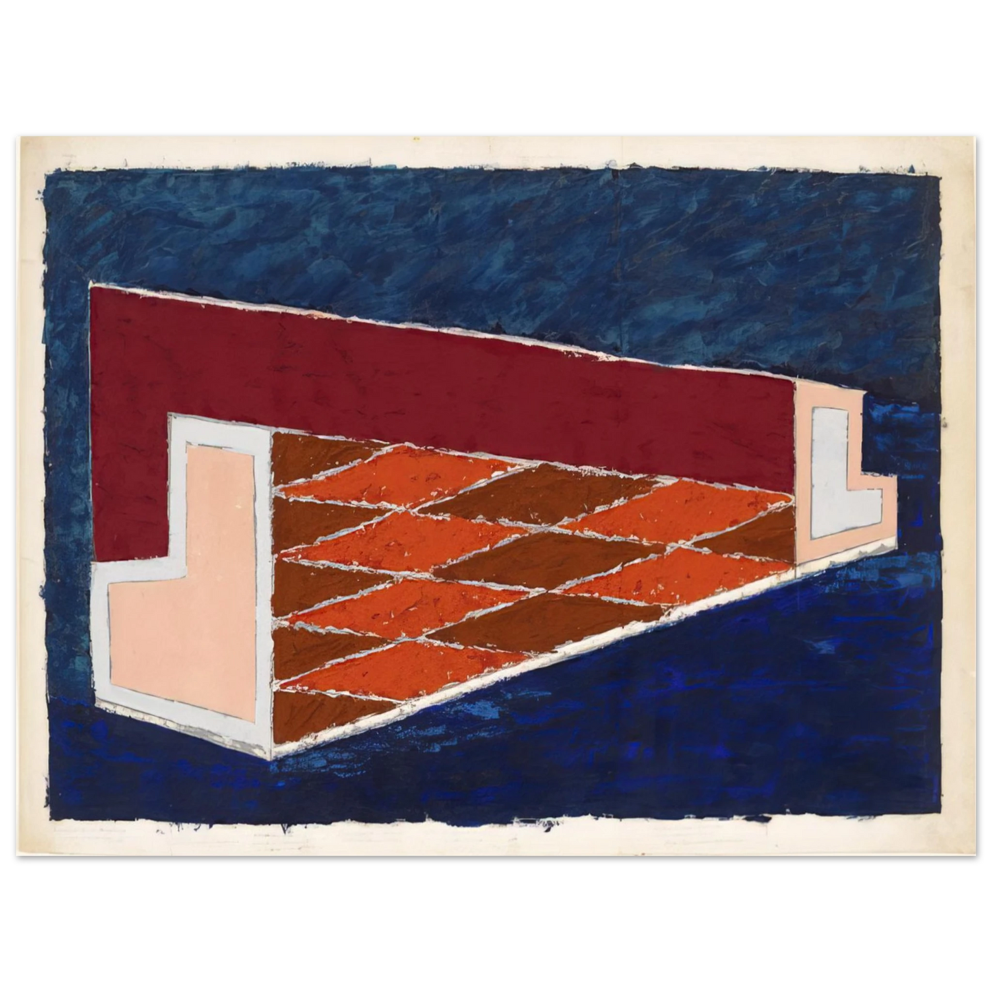 Josef Albers - ABSTRACT 1940 75x100 cm / 30x40inches Fine Art Poster