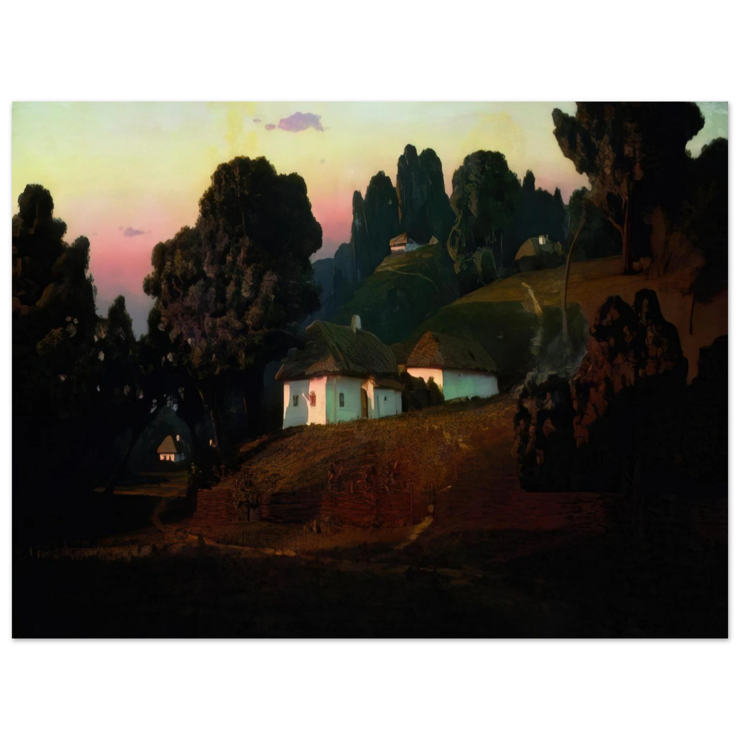 Arkhyp Kuindzhi - Evening in Ukraine 75x100 cm / 30x40inches Fine Art Poster