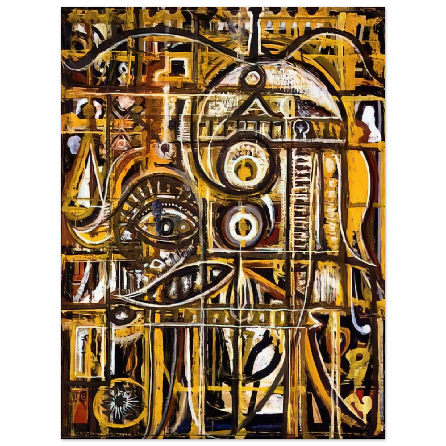 Richard Pousette-Dart - Abstract Eye 75x100 cm / 30x40inches Fine Art Poster