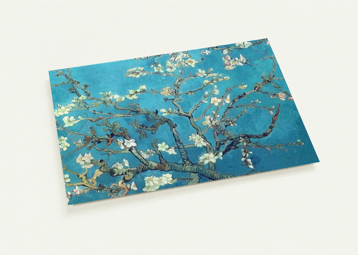Branches with Almond Blossom By Vincent van Gogh Pack of 10 Post Cards | Vincent van Gogh Post Cards | A6 (10.5 x 14.8 cm) - 4.1 x 5.8 inches