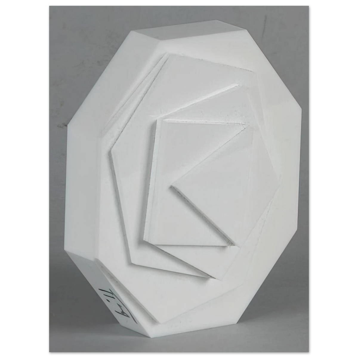 Max Bill - 3-8 Eck - Concretism 75x100 cm / 30x40inches Fine Art Poster