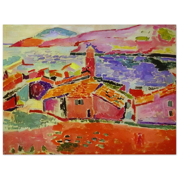 Henri Matisse - VIEW OF COLLIOURE 1 75x100 cm / 30x40inches Fine Art Poster