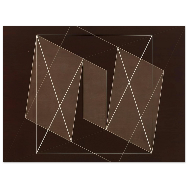 Josef Albers - TRANSFORMATION OF A SCHEME NO 19 1950 75x100 cm / 30x40inches Fine Art Poster