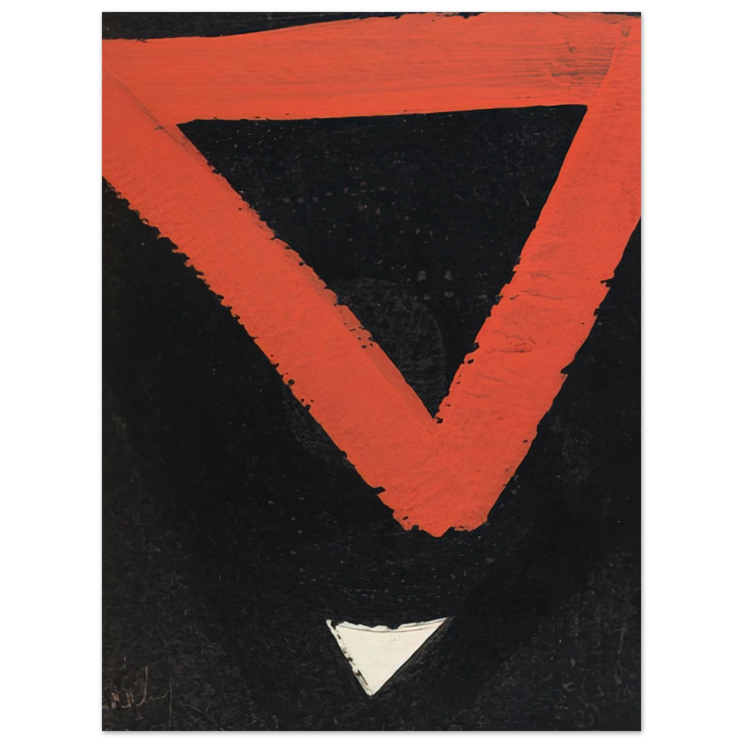 Agnes Martin - Untitled #6 75x100 cm / 30x40inches Fine Art Poster