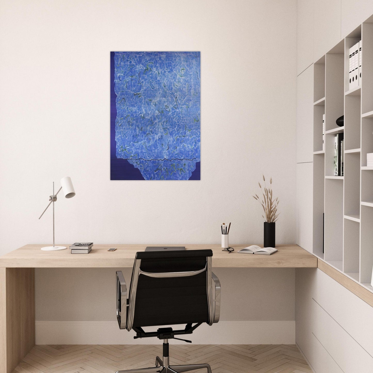Infinity Field, Jerusalem Series, 3rd Letter - 1985 - Theodoros Stamos Brushed Aluminum Print - 70x100 cm / 28x40 inches | Theodoros Stamos Aluminum Print | Theodoros Stamos Prints