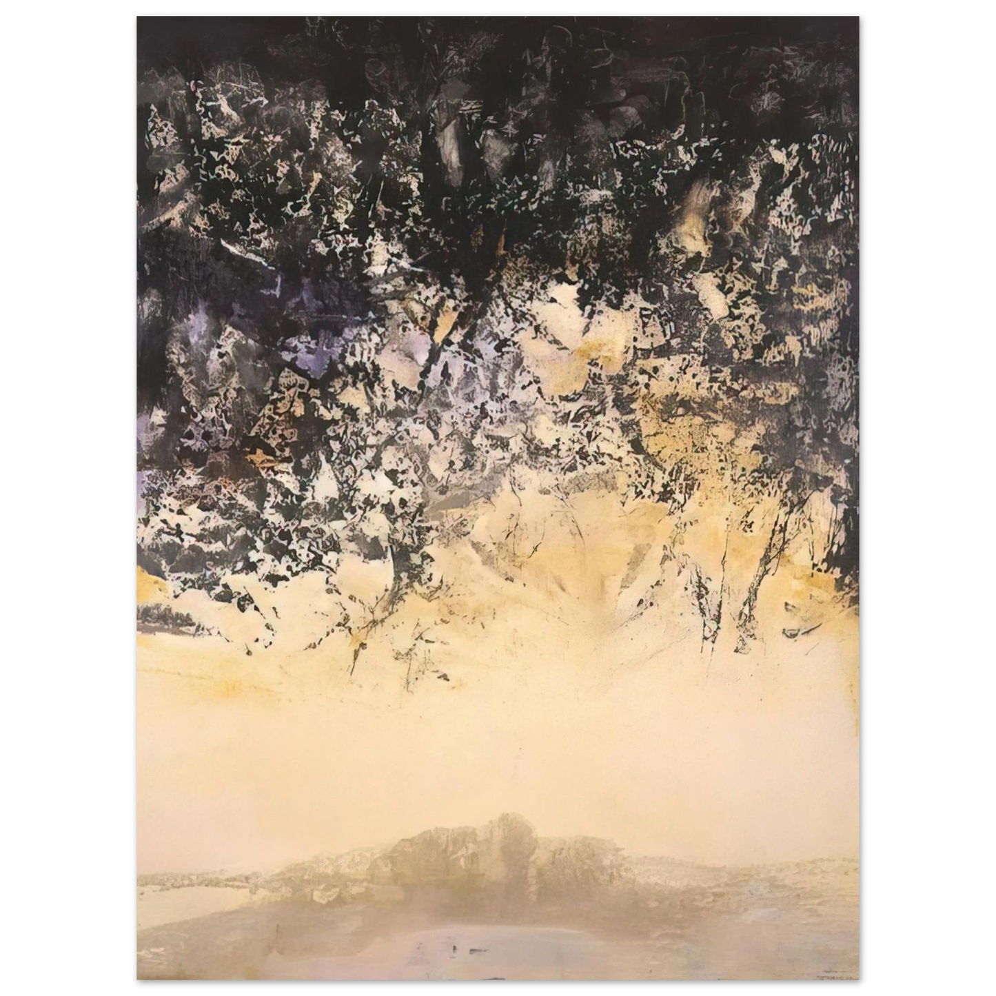 Zao Wou-Ki - 11 11 1996 1996 75x100 cm / 30x40inches Fine Art Poster