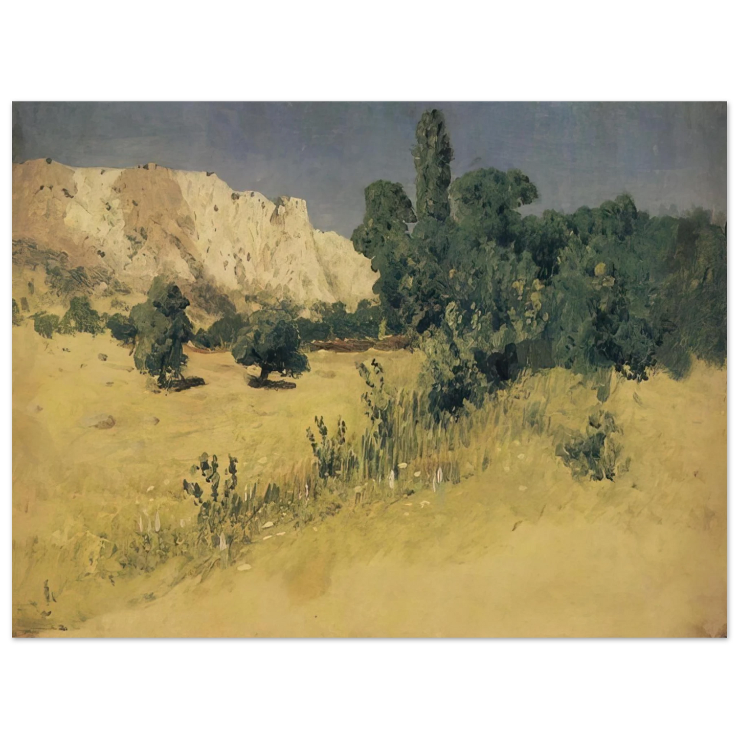 Arkhyp Kuindzhi - Crimea. Yayla 75x100 cm / 30x40inches Fine Art Poster