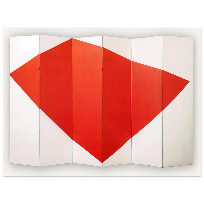 Leon Polk Smith - Correspondence Red-White, side B - 1966 75x100 cm / 30x40inches Fine Art Poster