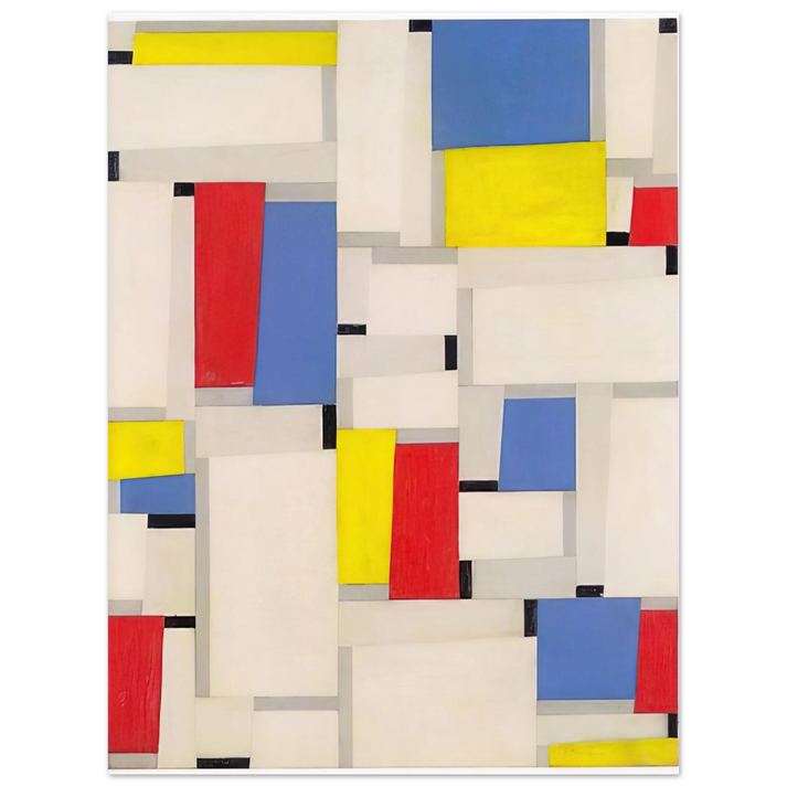 Fritz Glarner - Relational Painting - 1951 75x100 cm / 30x40inches Fine Art Poster
