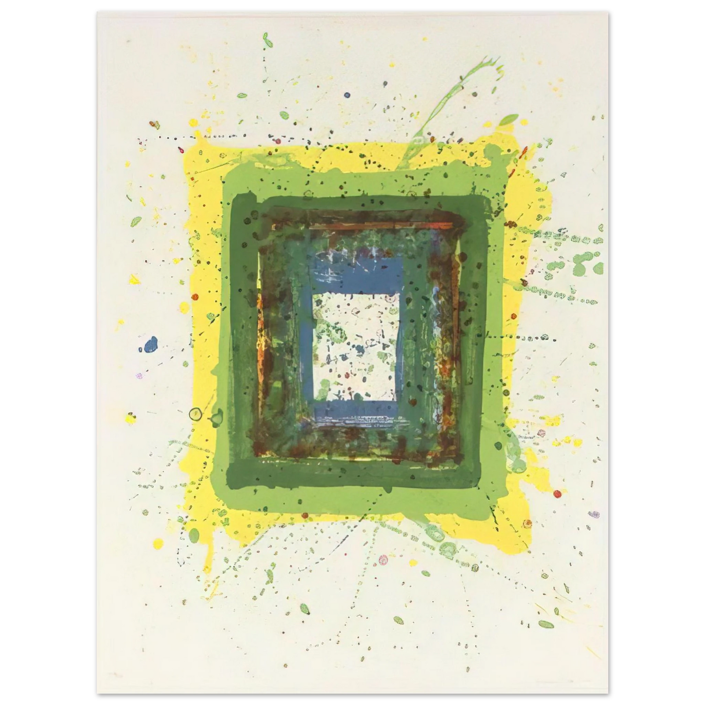 Sam Francis - Untitled SF 354 75x100 cm / 30x40inches Fine Art Poster