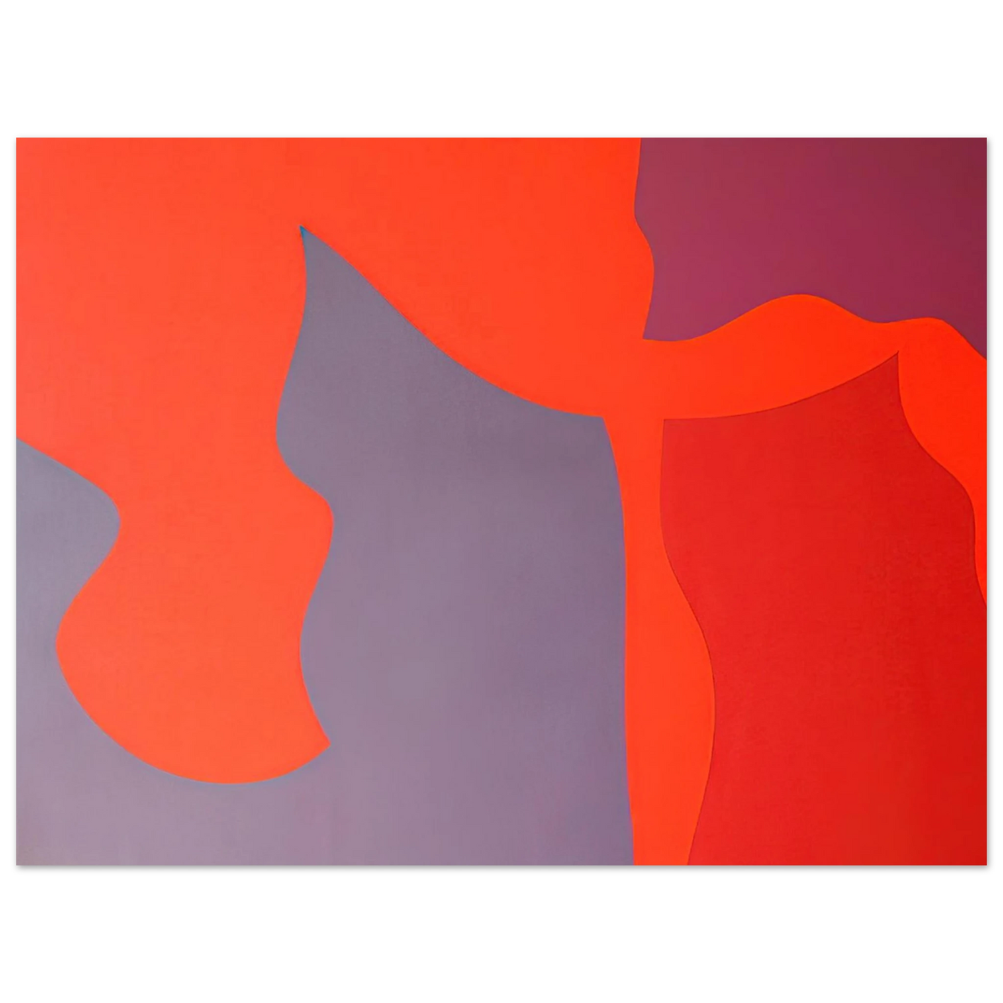 Fernand Leduc - Passage-‚rosion 75x100 cm / 30x40inches Fine Art Poster
