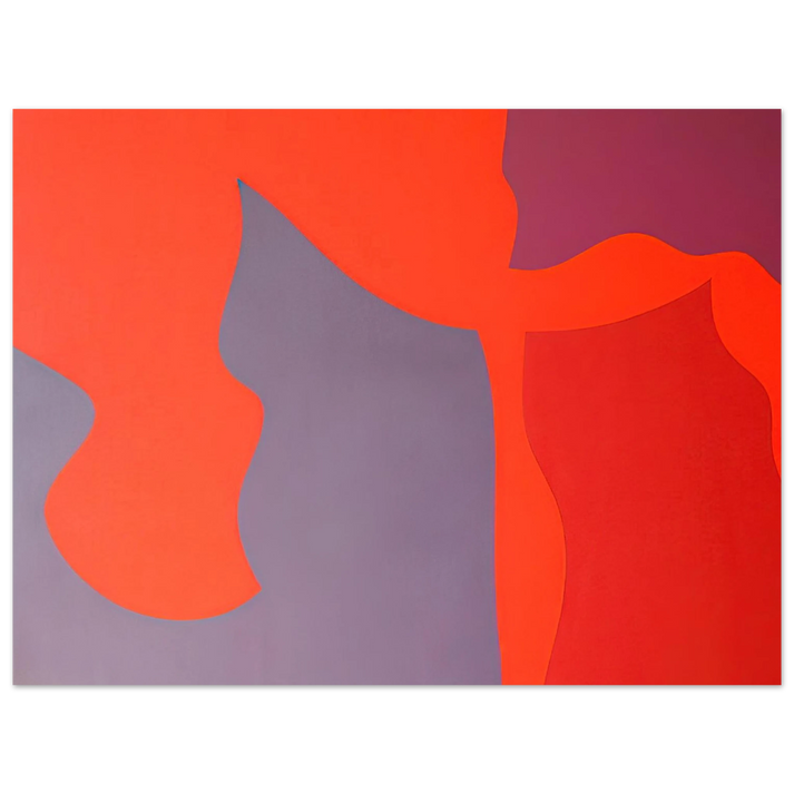 Fernand Leduc - Passage-‚rosion 75x100 cm / 30x40inches Fine Art Poster