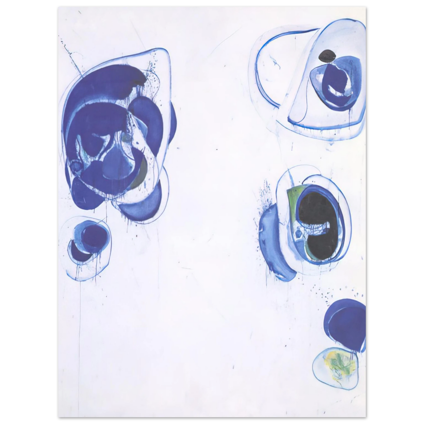Sam Francis - Blue Balls VII 75x100 cm / 30x40inches Fine Art Poster
