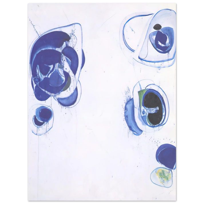 Sam Francis - Blue Balls VII 75x100 cm / 30x40inches Fine Art Poster