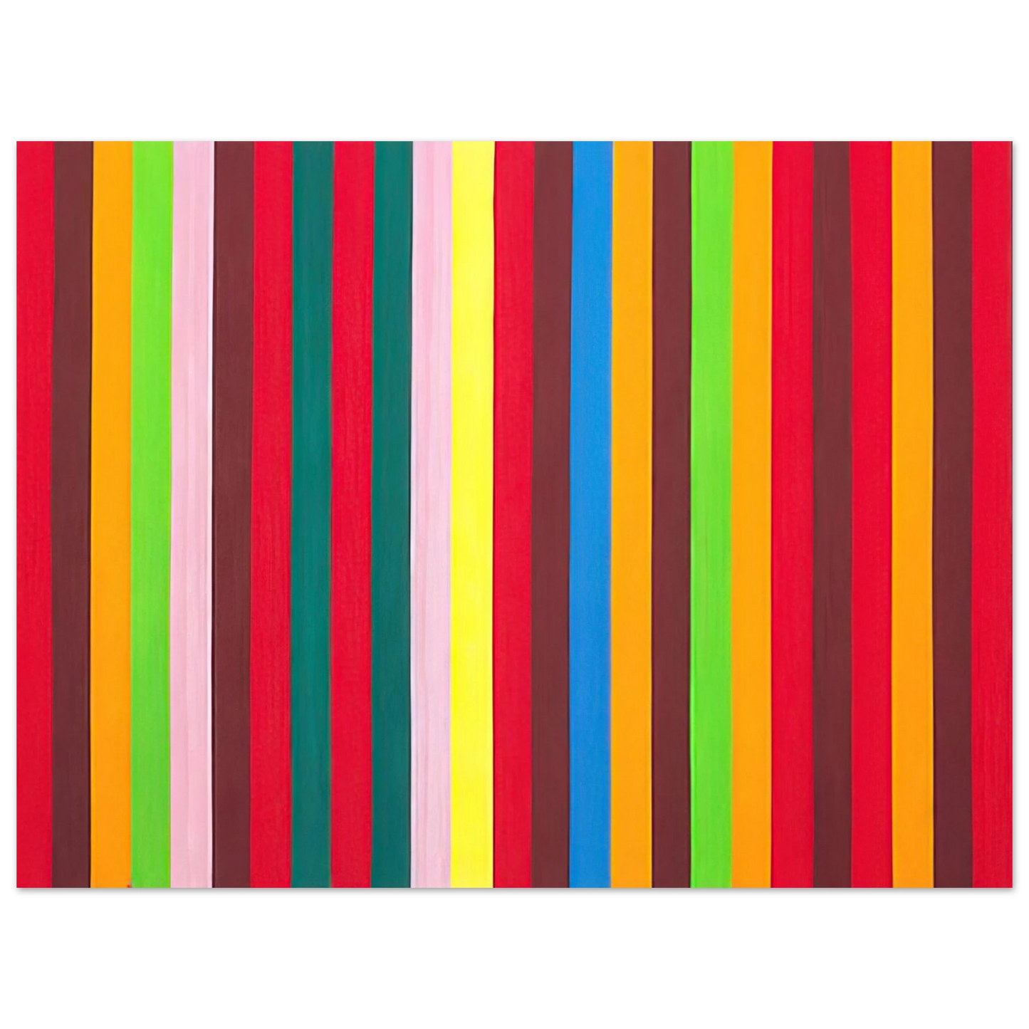 Gene Davis - Sour Ball Beat - 1964 75x100 cm / 30x40inches Fine Art Poster