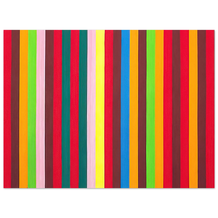Gene Davis - Sour Ball Beat - 1964 75x100 cm / 30x40inches Fine Art Poster