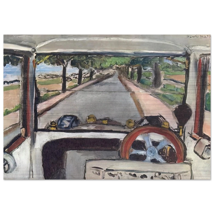 THE WINDSHIELD 1917 0 - Henri Matisse Brushed Aluminum Print - 70x100 cm / 28x40 inches | Henri Matisse Aluminum Print | Henri Matisse Prints