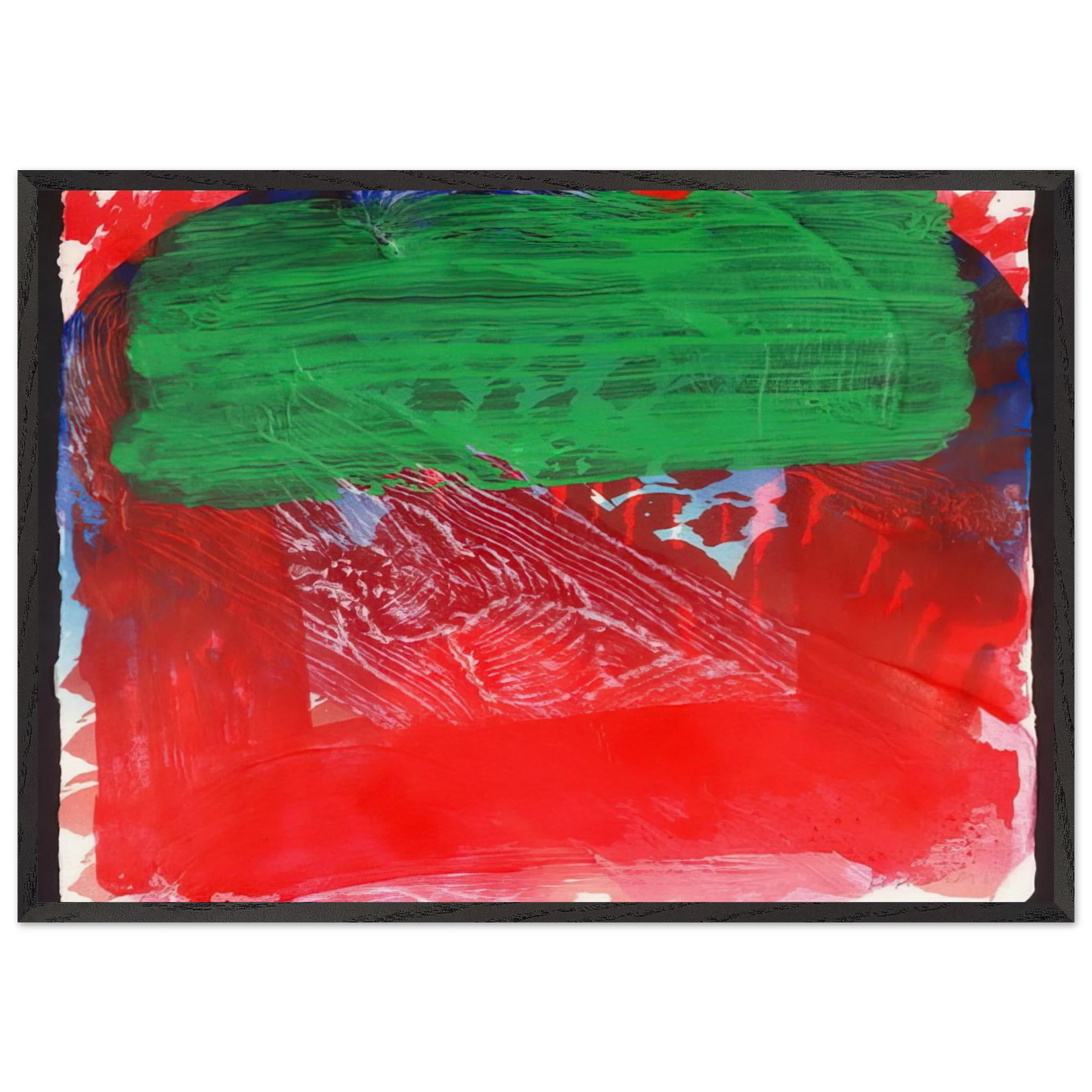 Strictly Personal - 2001 - Howard Hodgkin 70x100 cm / 28x40 inches Framed Art Print – Black Wooden Frame