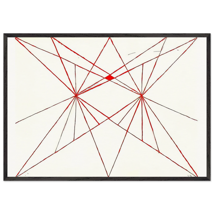 UNTITLED 1995 6 - Louise Bourgeois 70x100 cm / 28x40 inches Framed Art Print – Black Wooden Frame