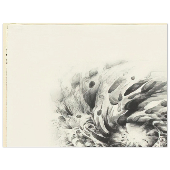 Lee Bontecou - THIRD STONE 1963 75x100 cm / 30x40inches Fine Art Poster