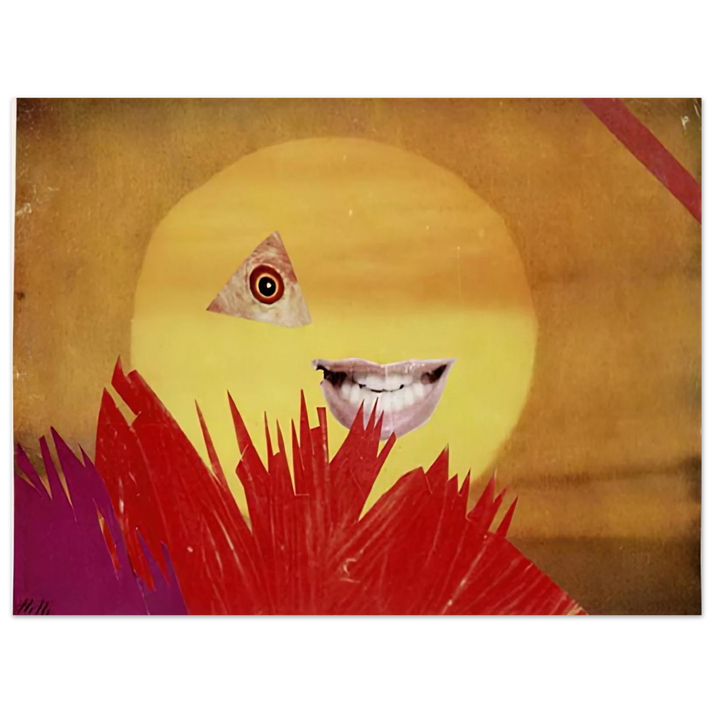 Hannah Hoch - LITTLE SUN 1969 75x100 cm / 30x40inches Fine Art Poster