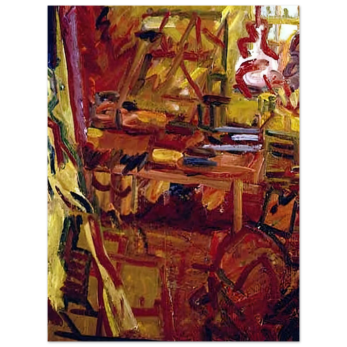 Frank Auerbach - IN THE STUDIO 75x100 cm / 30x40inches Fine Art Poster