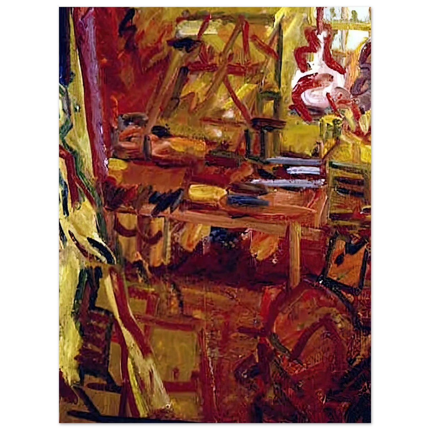 Frank Auerbach - IN THE STUDIO 75x100 cm / 30x40inches Fine Art Poster