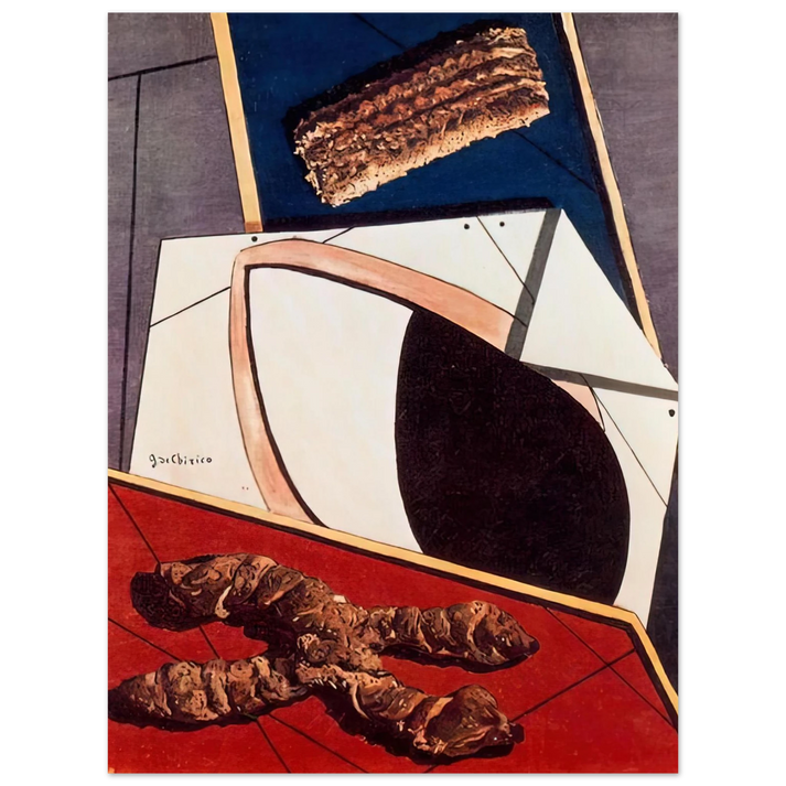 Giorgio de Chirico - GREETINGS FROM A DISTANT FRIEND 75x100 cm / 30x40inches Fine Art Poster