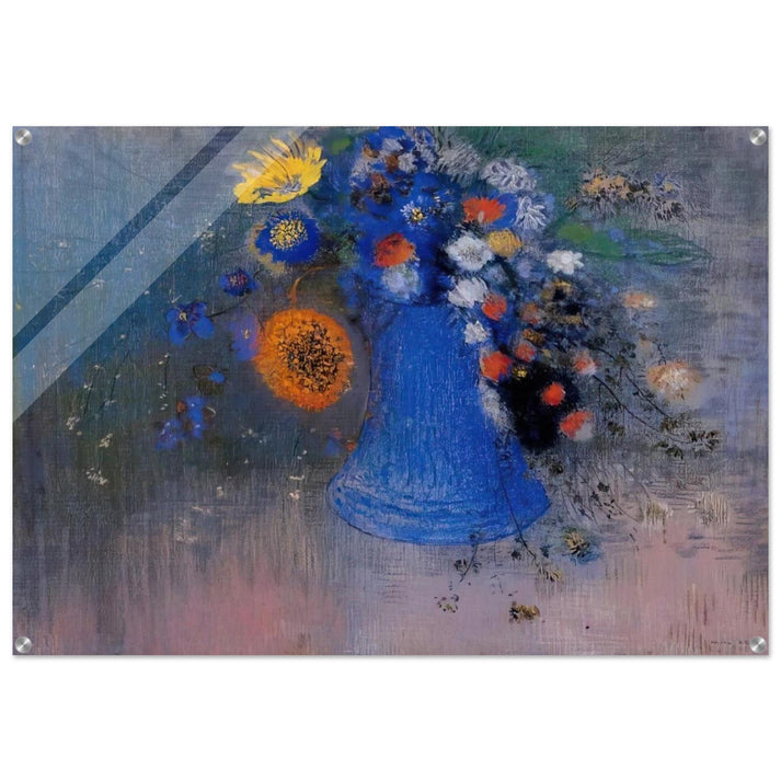VASE OF FLOWERS 8 - Odilon Redon Acrylic Print - 70x100 cm / 28x40″ inches | Odilon Redon Wall Art | Odilon Redon Prints