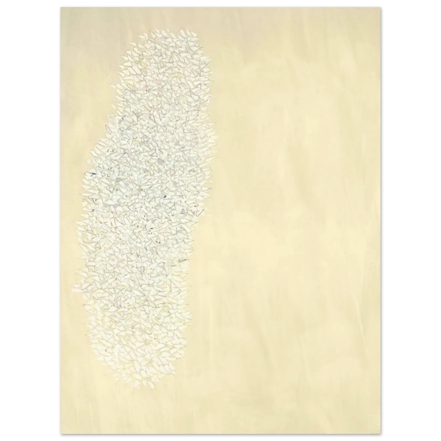 Robert Goodnough - Light Gray - Tan - 1978 75x100 cm / 30x40inches Fine Art Poster