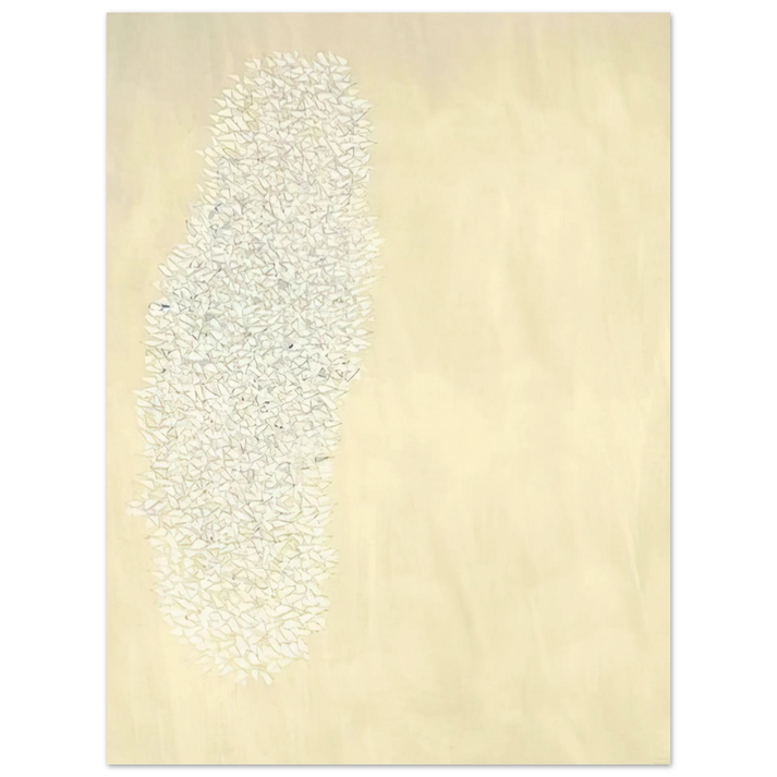 Robert Goodnough - Light Gray - Tan - 1978 75x100 cm / 30x40inches Fine Art Poster
