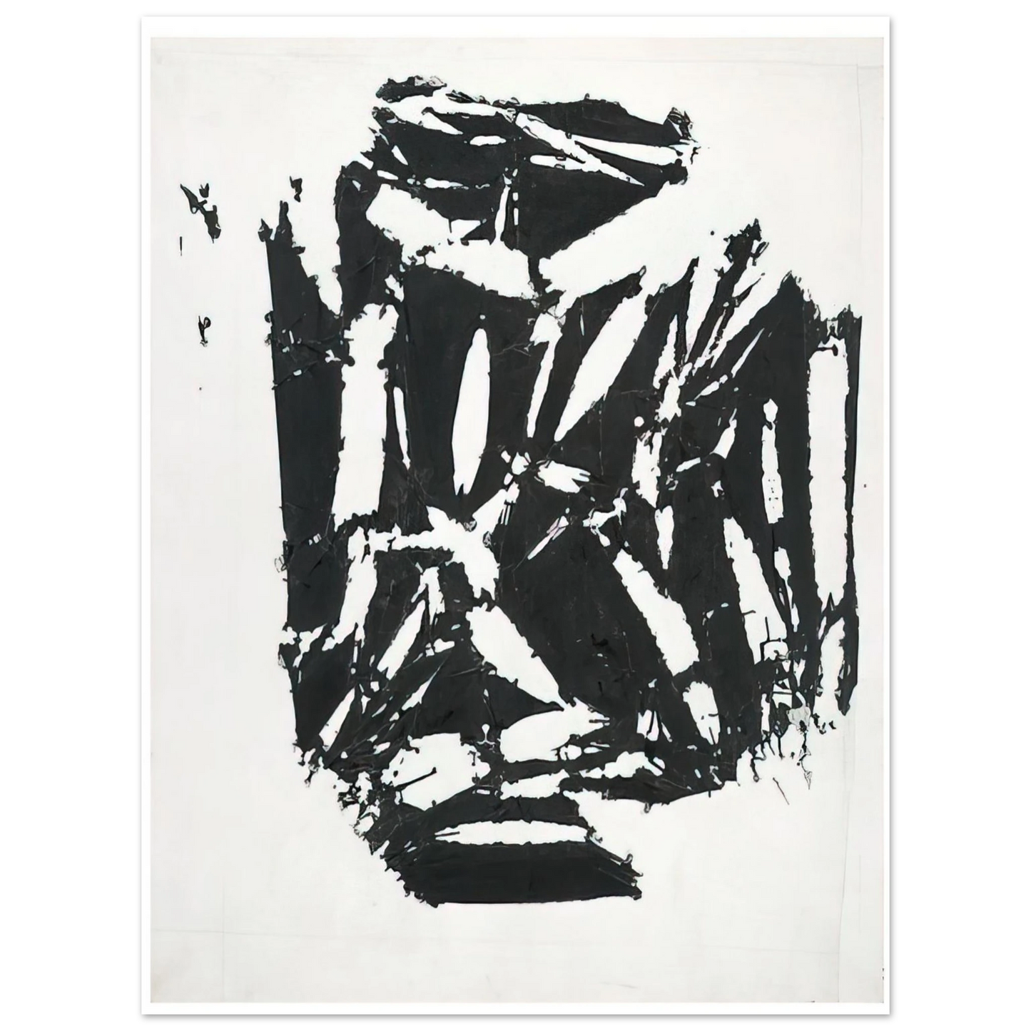 Simon Hantai - Laissée - 1994 75x100 cm / 30x40inches Fine Art Poster