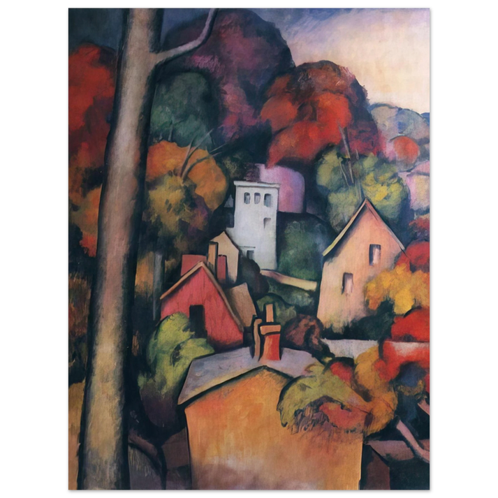 Thomas Hart Benton - UPPER MANHATTAN 75x100 cm / 30x40inches Fine Art Poster
