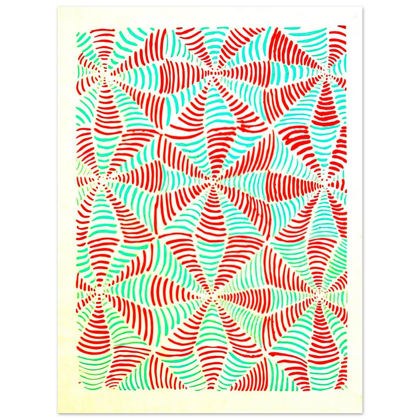 Sonia Delaunay - COMPOSITION 16 75x100 cm / 30x40inches Fine Art Poster