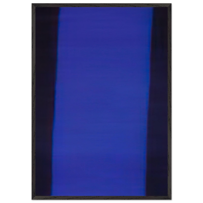 The Moment - Barnett Newman 70x100 cm / 28x40 inches Framed Art Print – Black Wooden Frame
