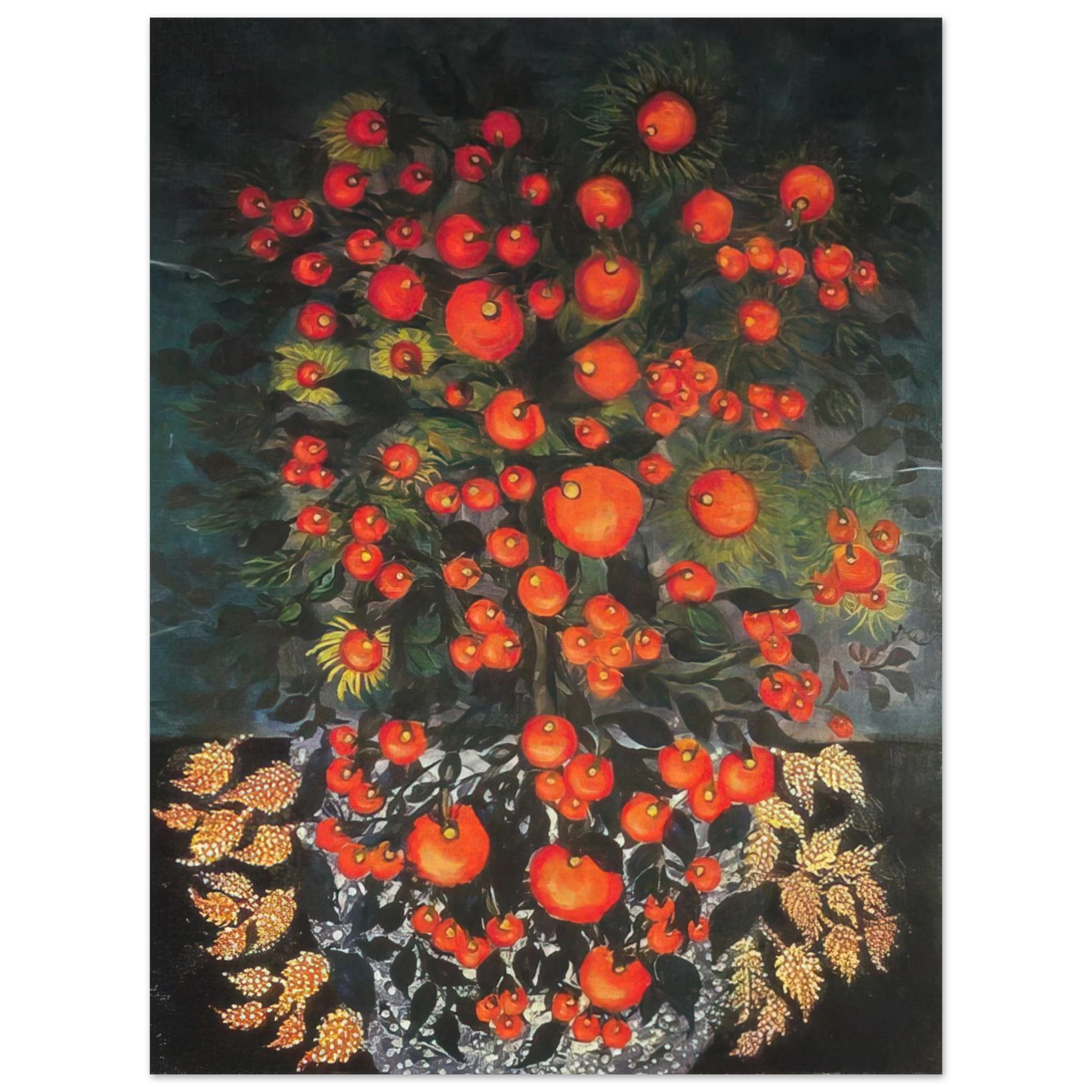 Seraphine Louis - Untitled - Naïve Art Primitivism 75x100 cm / 30x40inches Fine Art Poster